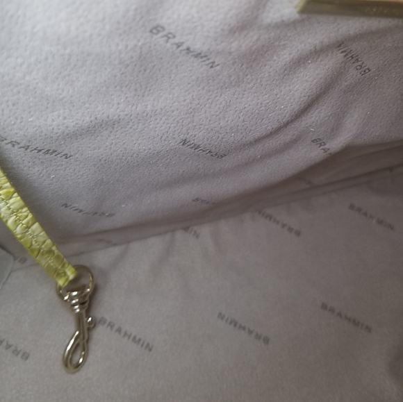 Brahmin Lemonade Medium Asher &  Wallet Set - Picture 10 of 16